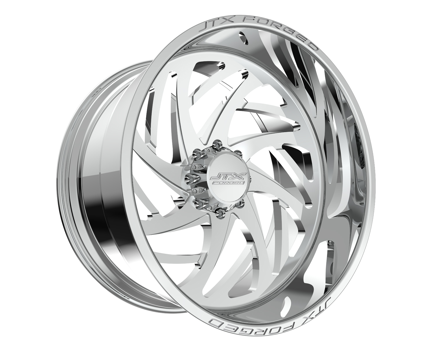 JTX Forged Concave Wheels Revolt Polished 22x10 -25mm Offset