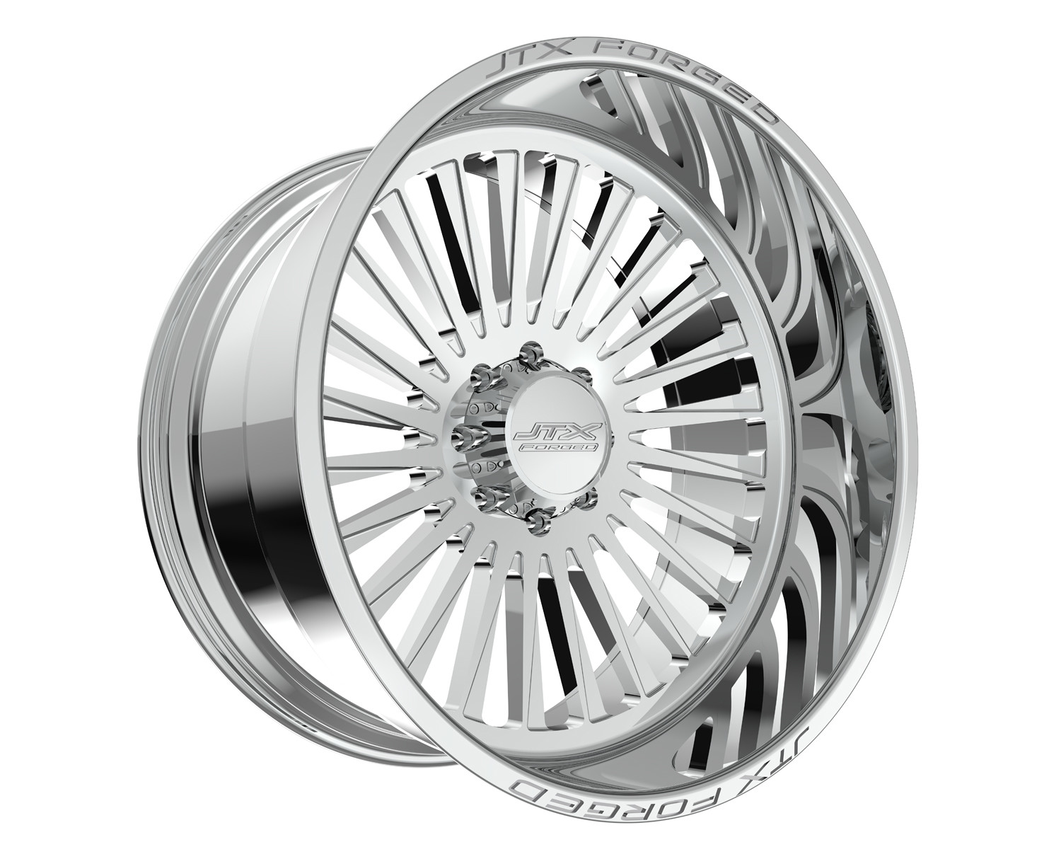 JTX Forged Concave Wheels Stiletto Polished 30x16 -101mm Offset