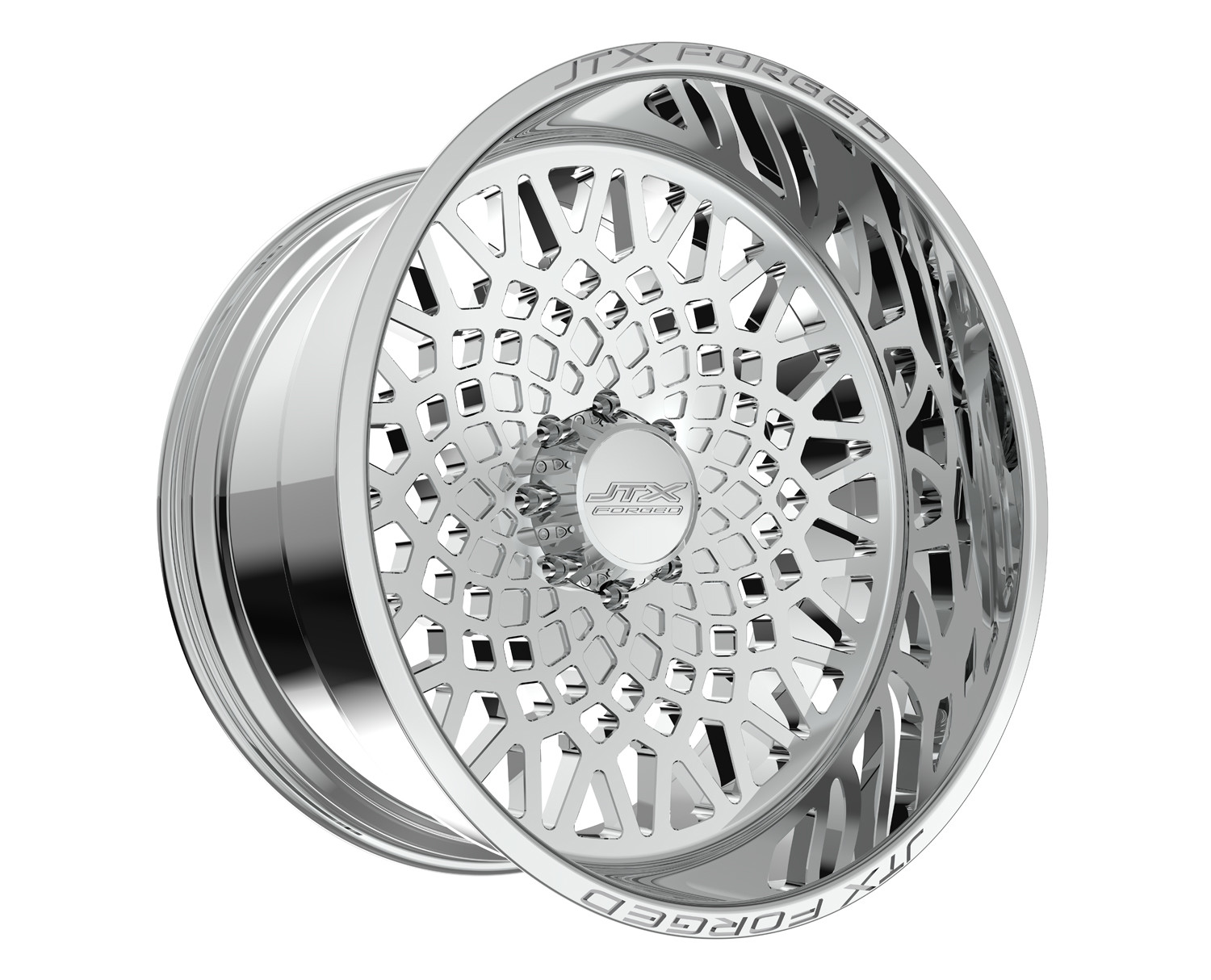 JTX Forged Concave Wheels Infidel Polished 28x14 -76mm Offset