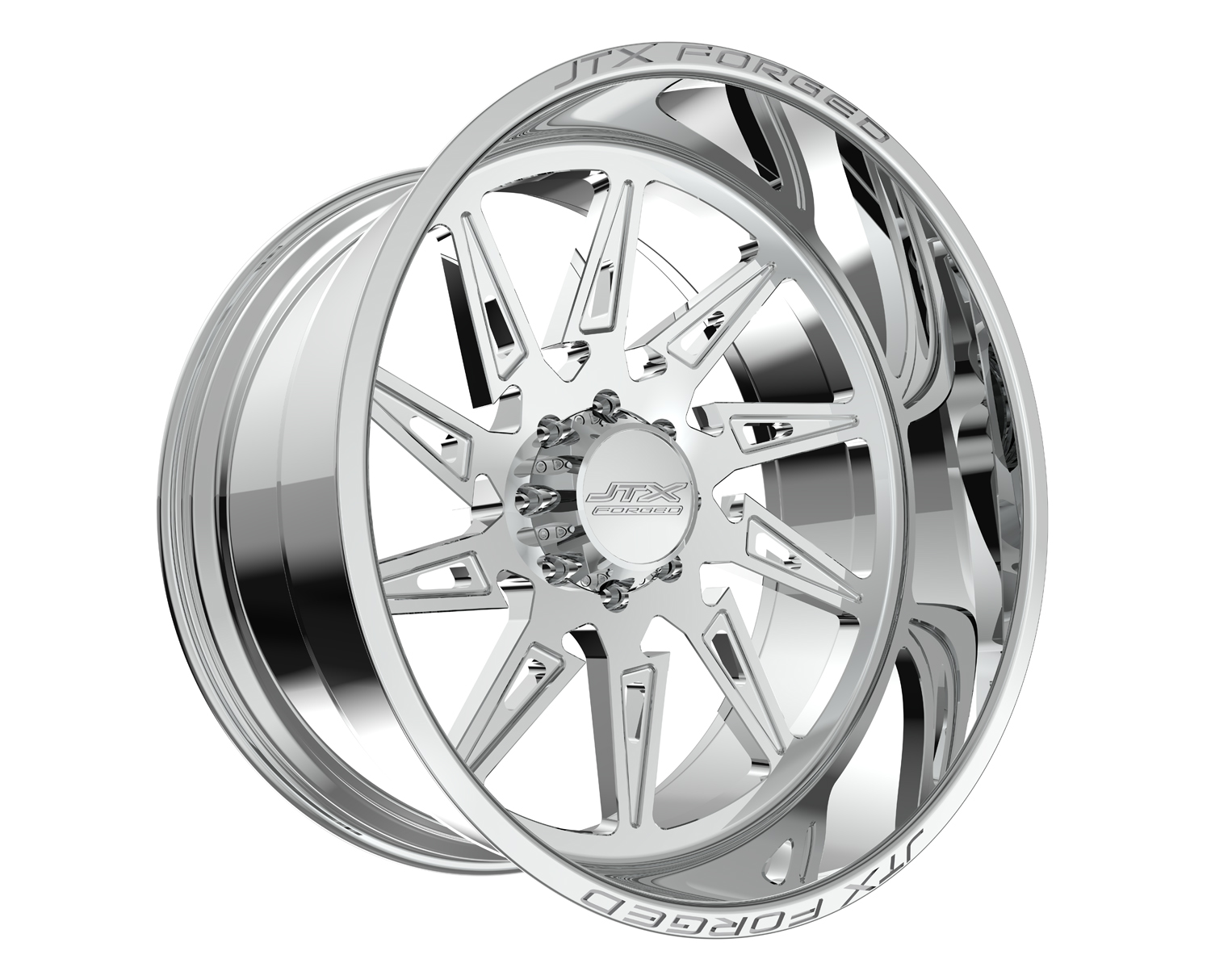 JTX Forged Concave Wheels Scissor Polished 22x10 -25mm Offset
