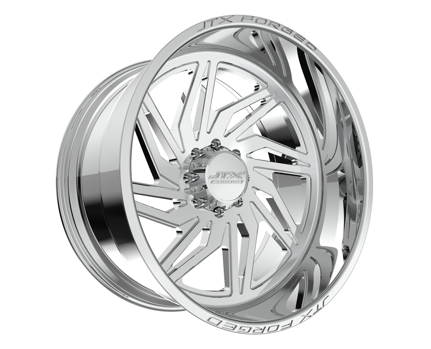 JTX Forged Concave Wheels Rupture Polished 22x10 -25mm Offset