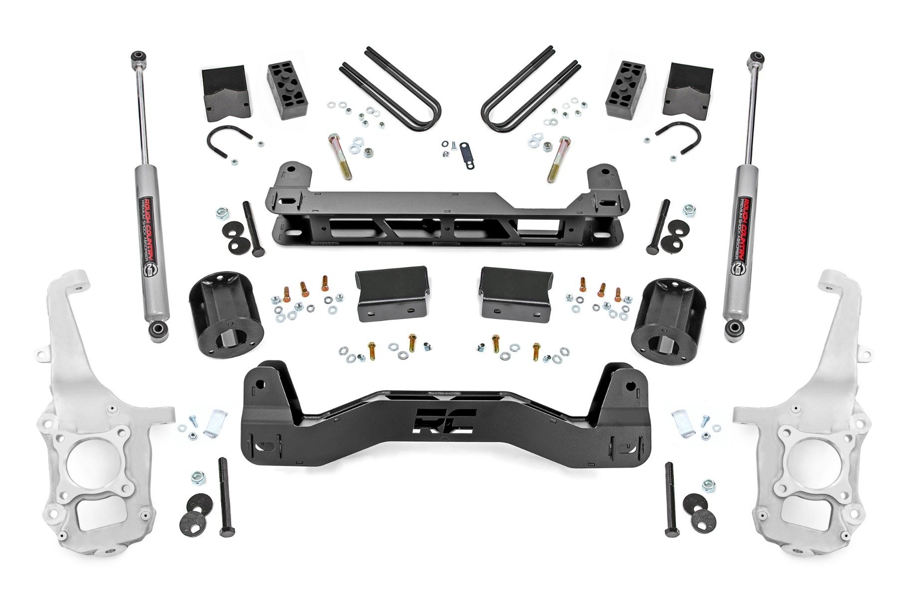 Rough Country 4 inch Lift Kit | Ford F-150 2WD (2021-2024)