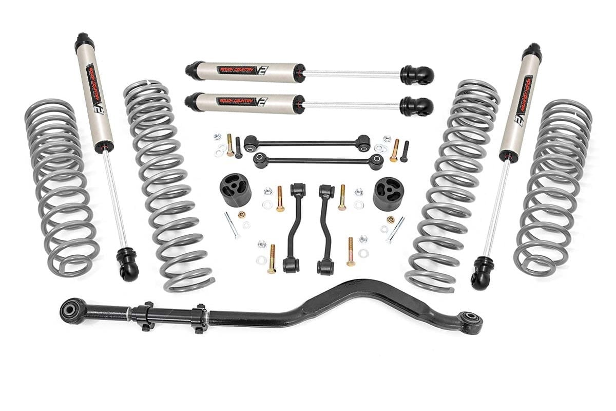 Rough Country 3.5 Inch Lift Kit | Springs | V2 | Jeep Gladiator JT 4WD (2024-2025)