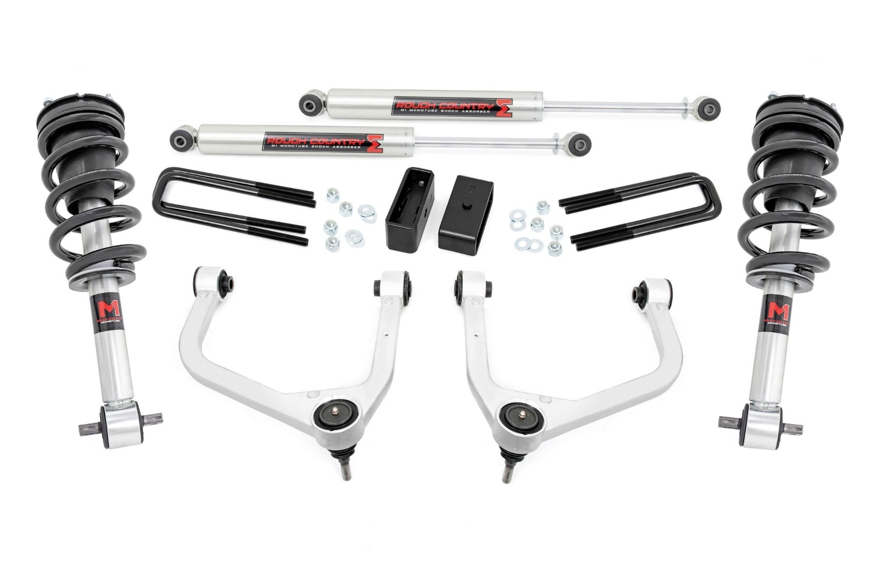 Rough Country 3.5 Inch Lift Kit | M1 Struts/M1 | GMC Sierra 1500 2WD/4WD (2019-2025 & Classic)