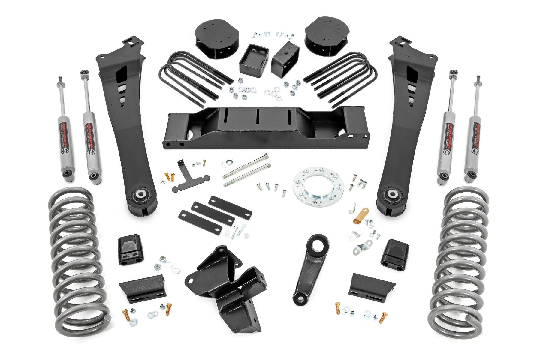 Rough Country 5 Inch Lift Kit | Diesel | AISIN | Ram 3500 4WD (2019-2024)