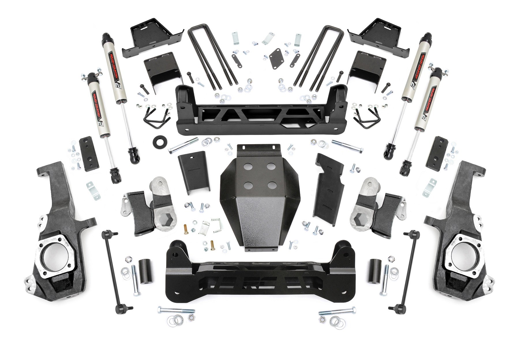 Rough Country 7 Inch Lift Kit | NTD | V2 | w/ Overloads | Chevy/GMC 2500HD/3500HD (20-25)