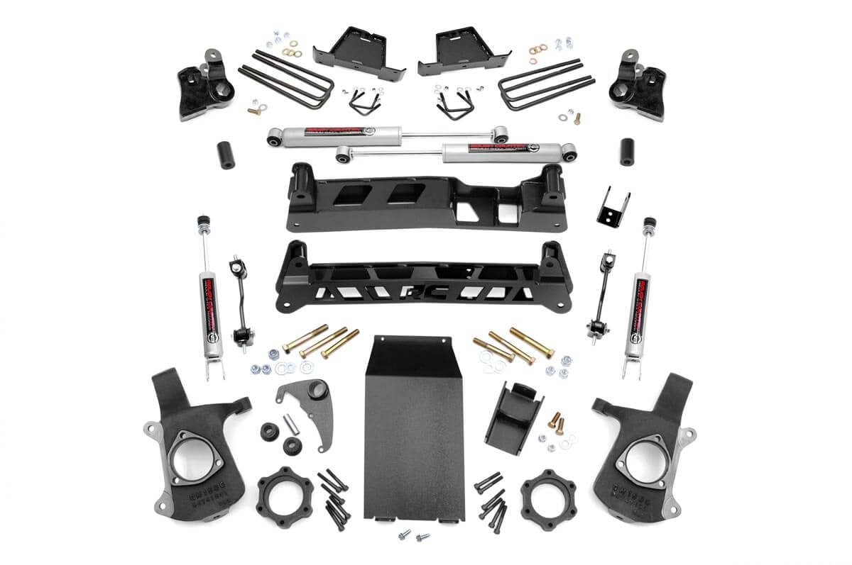 Rough Country 4 Inch Lift Kit | Chevy Silverado & GMC Sierra 1500 4WD (1999-2006 & Classic)