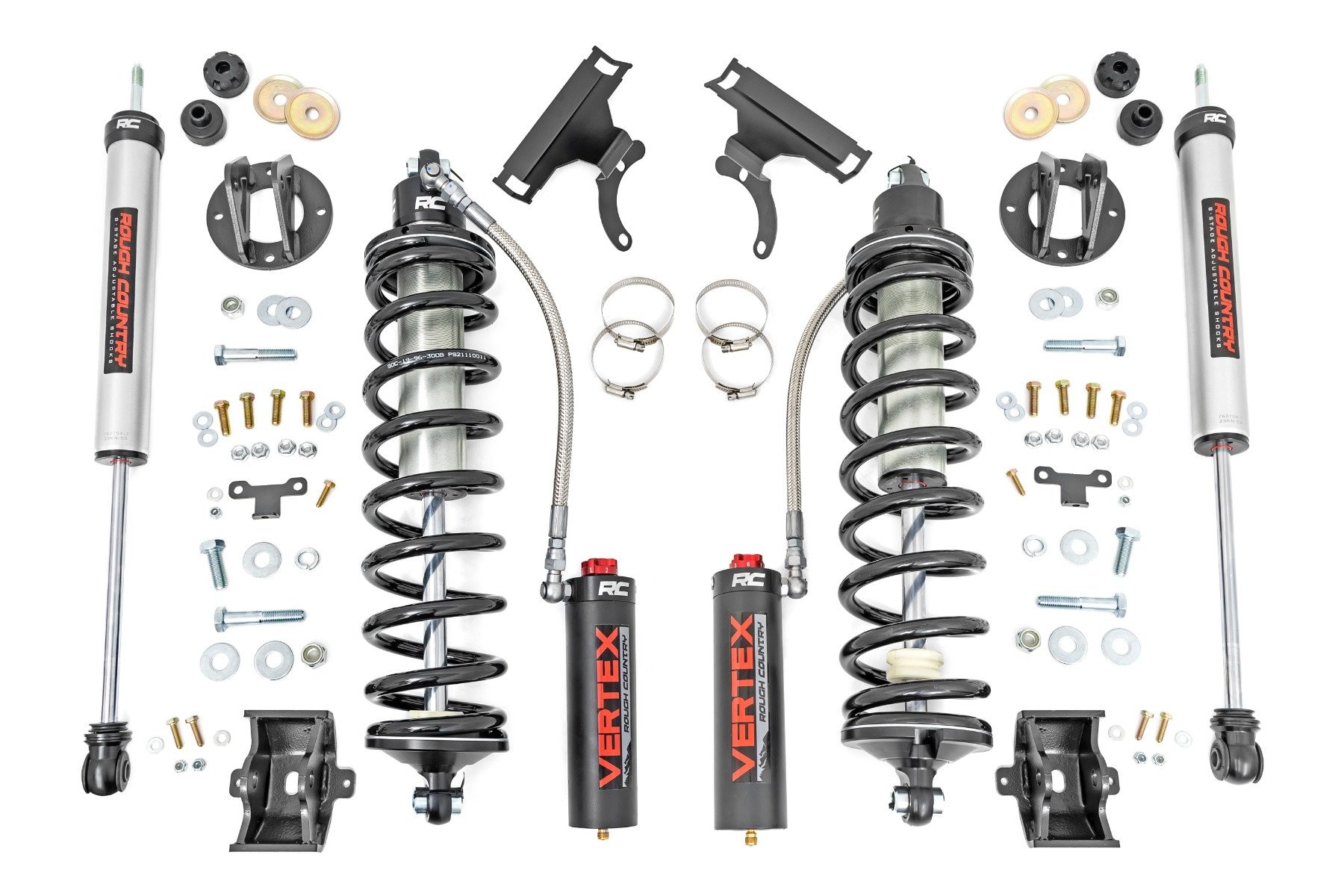Rough Country 3 Inch Coilover Conversion Upgrade Kit | Gas | Ford F-250/F-350 Super Duty (05-22)