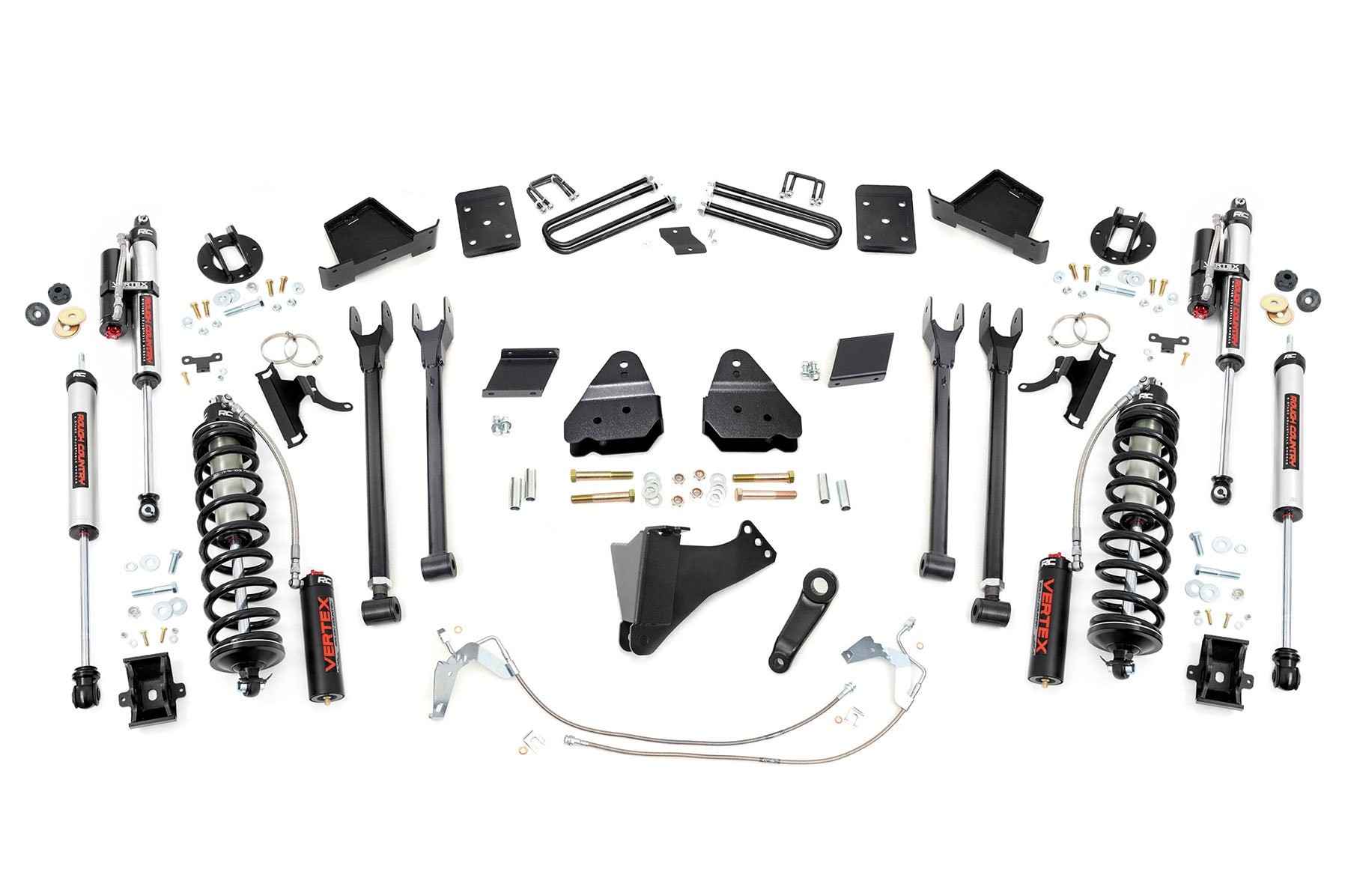 Rough Country 6 Inch Lift Kit | 4 Link | OVLD | C/O Vertex | Ford F-250 Super Duty (15-16)