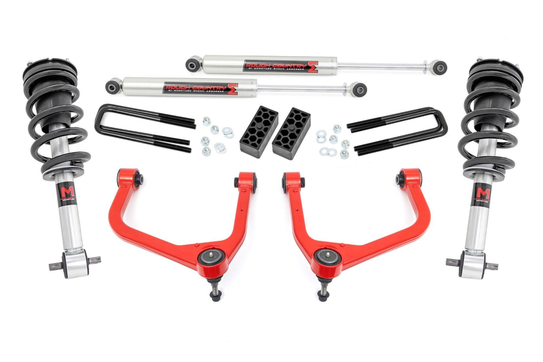 Rough Country 3.5 Inch Lift Kit | M1 Struts/M1 | GMC Sierra 1500 2WD/4WD (2019-2025 & Classic)