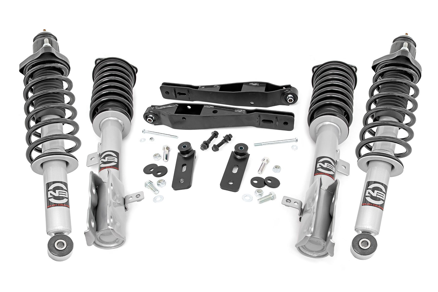 Rough Country 2 Inch Lift Kit | N3 Struts | Jeep Compass (07-16)/Patriot (10-17)