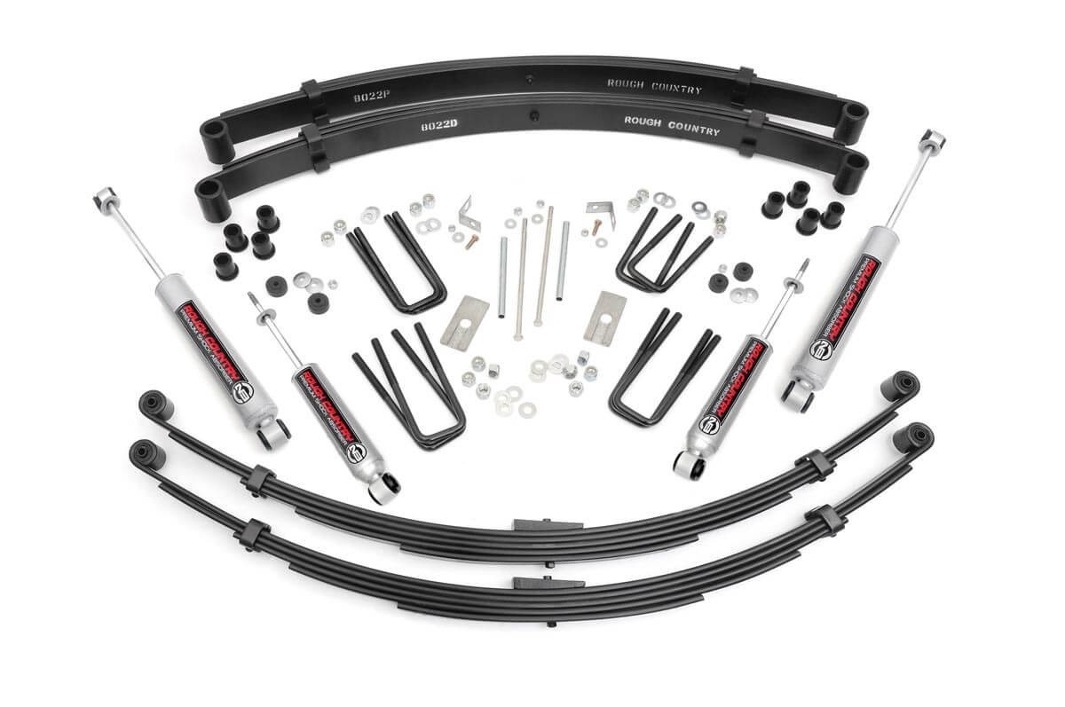 Rough Country 3 Inch Lift Kit | RR Springs | Toyota Truck 4WD (1979-1983)