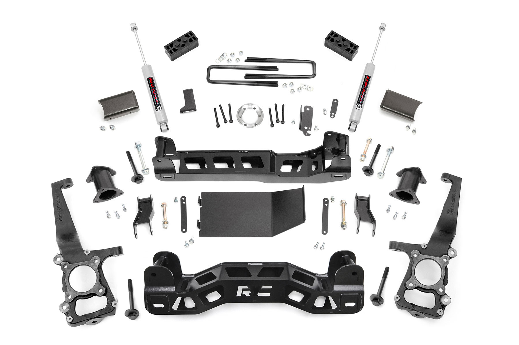 Rough Country 4 Inch Lift Kit | Ford F-150 4WD (2014)