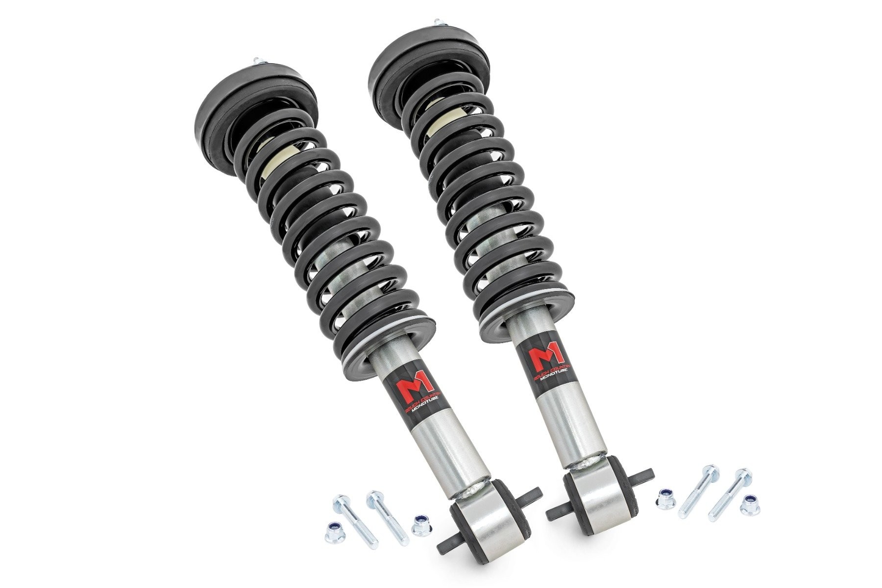 Rough Country M1 Adjustable Leveling Struts | 0-2" | Ford F-150 4WD (2014-2025)