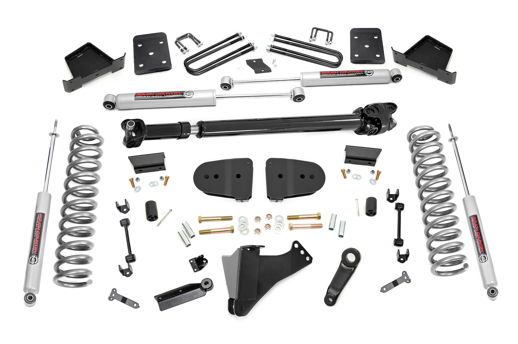 Rough Country 6 Inch Lift Kit | Diesel | OVLD | D/S | Ford F-250/F-350 Super Duty (23-25)