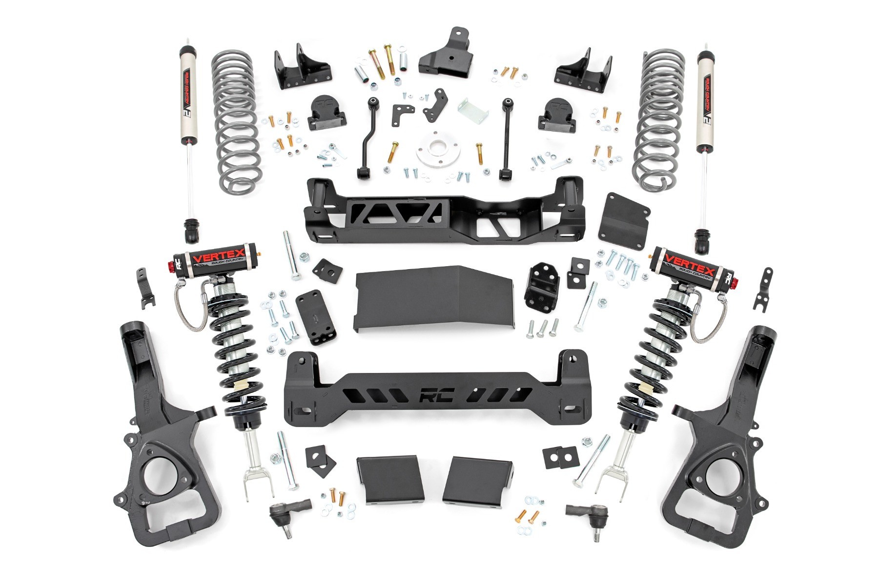 Rough Country 6 Inch Lift Kit | Vertex/V2 | Rear Coils | Ram 1500 4WD (2025)