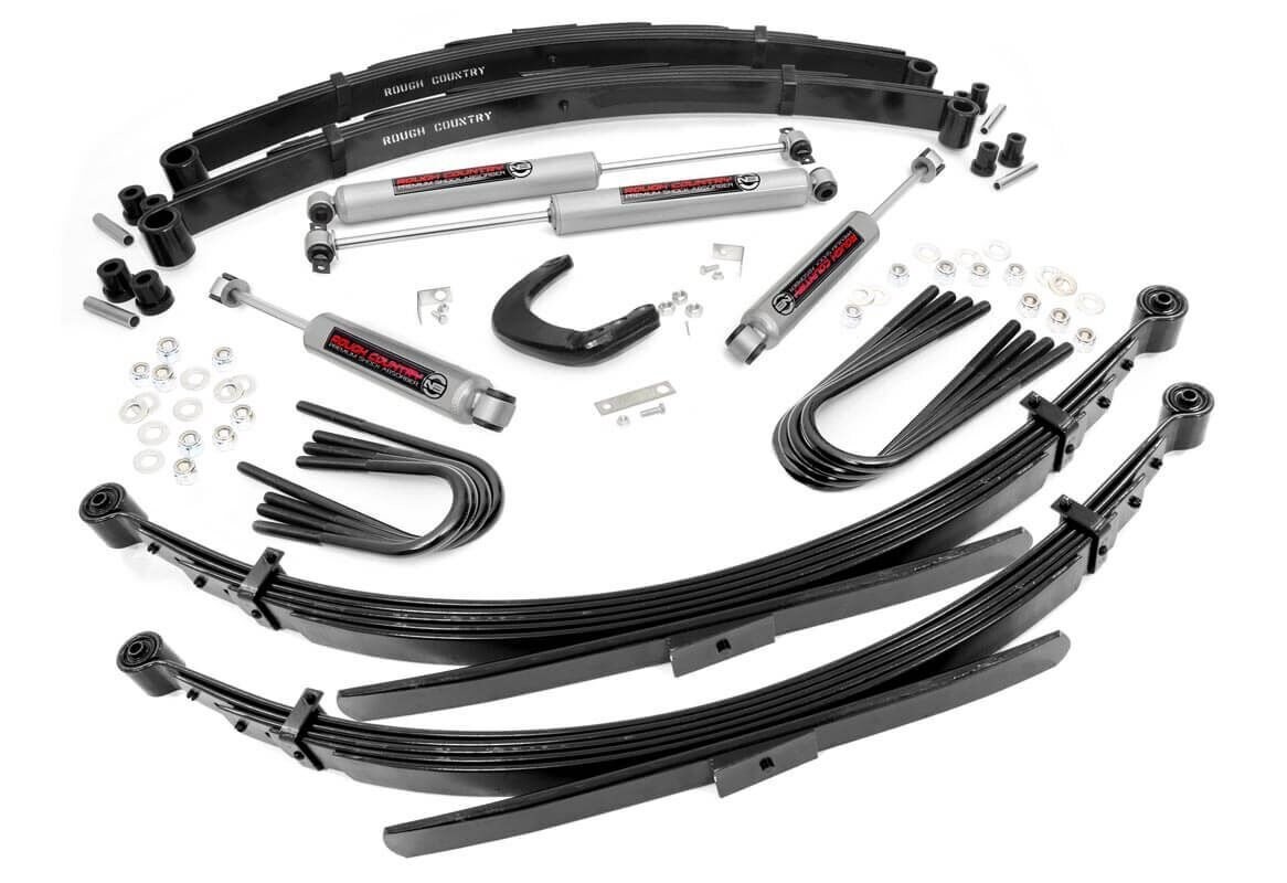 Rough Country 6 Inch Lift Kit | 52 Inch RR Springs | Chevy/GMC 3/4-Ton Suburban/C25/K25 Truck (77-87)