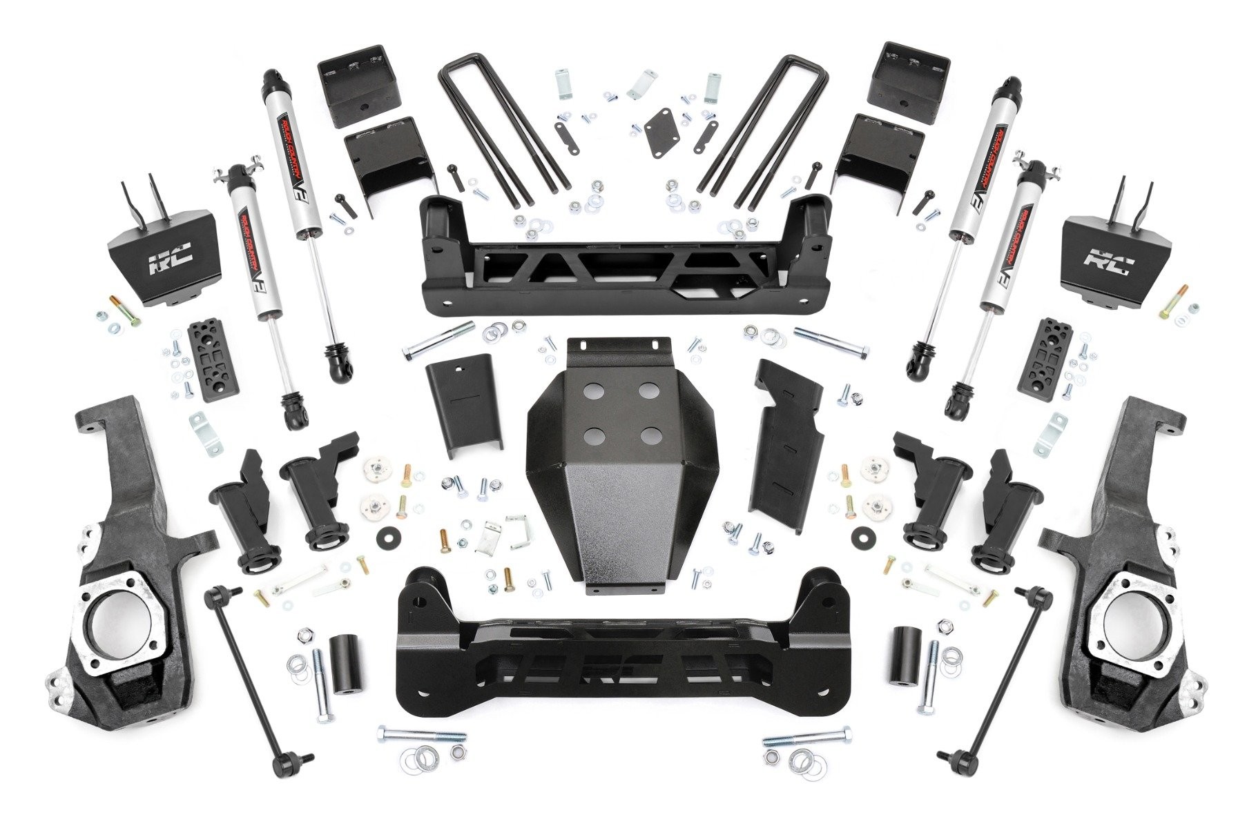 Rough Country 5 Inch Lift Kit | Torsion Drop | V2 | Chevy/GMC 2500HD/3500HD (20-25)