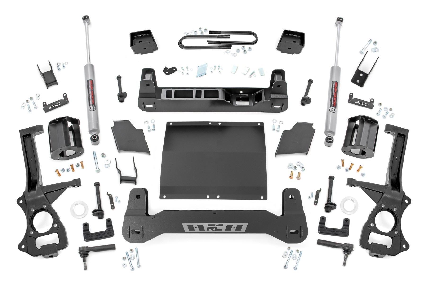 Rough Country 6 Inch Lift Kit | Mono Leaf Rear | Diesel | Chevy Silverado 1500 4WD (2025)