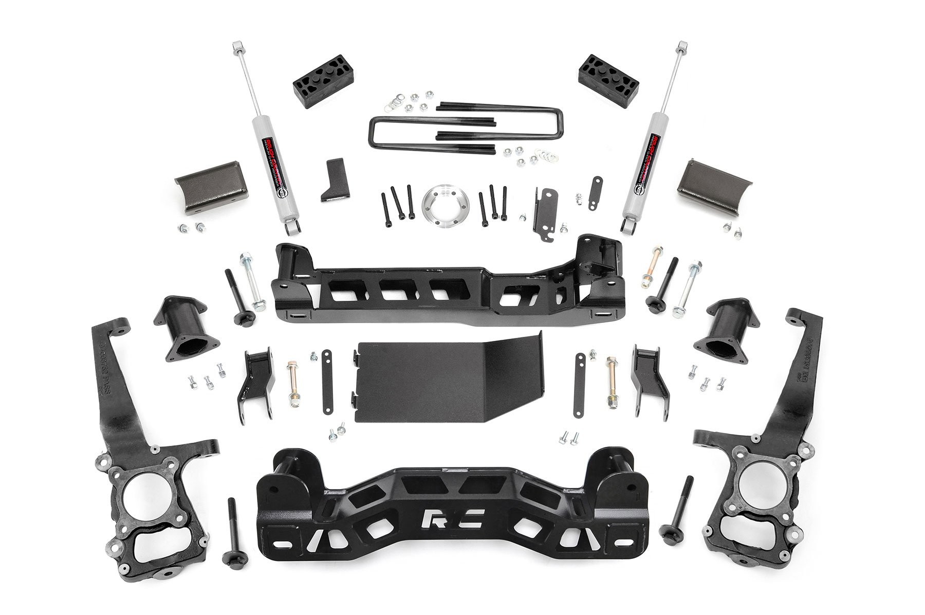Rough Country 4 Inch Lift Kit | Ford F-150 4WD (2011-2013)