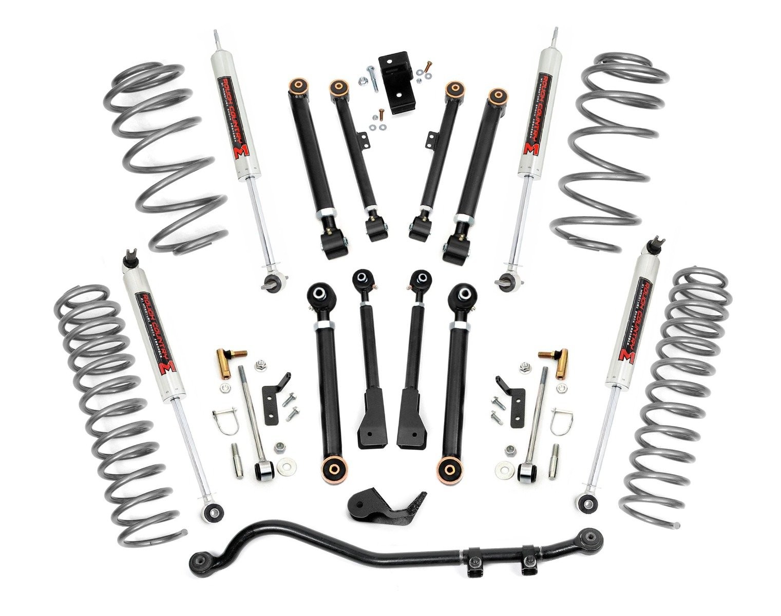 Rough Country 2.5 Inch Lift Kit | X-Series | M1 | Jeep Wrangler TJ (97-06)/Wrangler Unlimited (04-06)