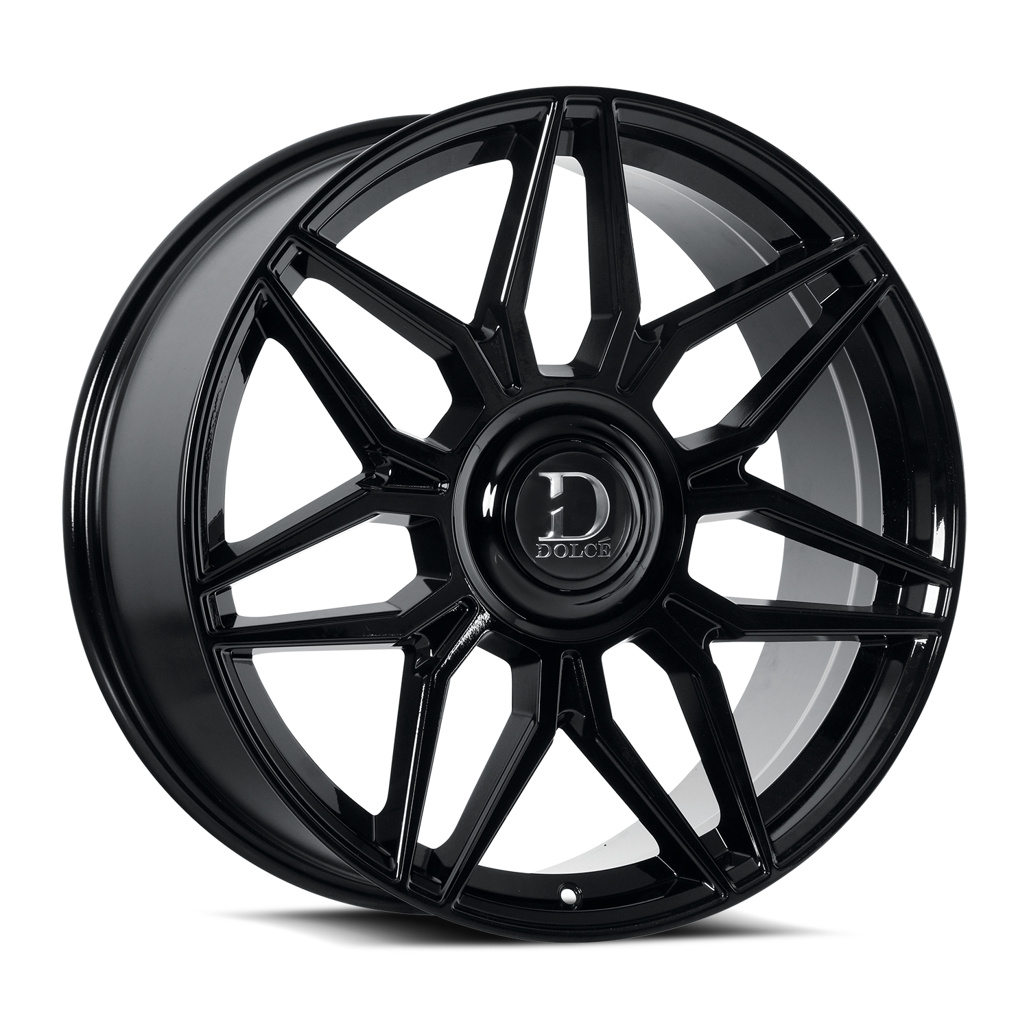 Dolce Luxury Wheels Verona Glossy Black 22x9.5 18mm Offset 6x135,6x139.7 (6x5.5)