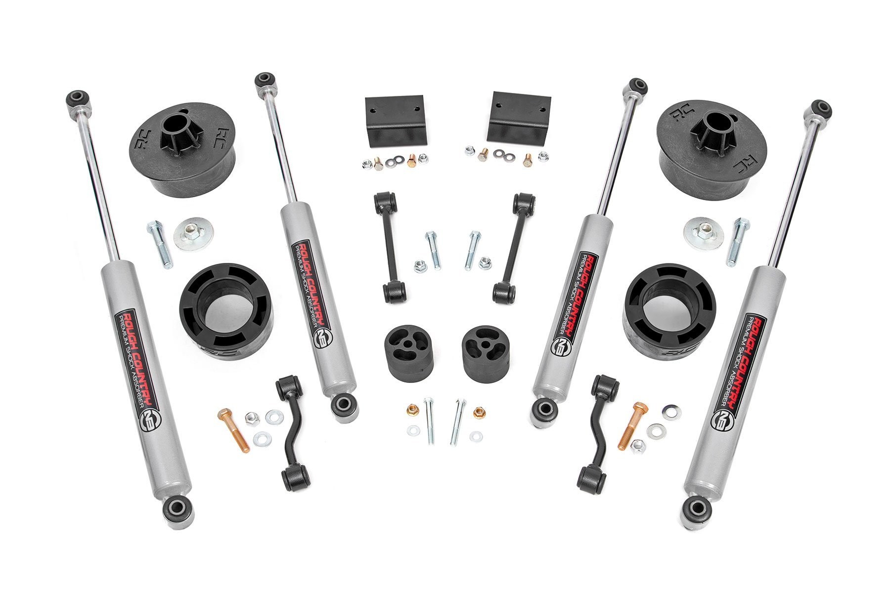 Rough Country 2.5 Inch Lift Kit | Spacers | N3 | Jeep Wrangler JL (2024)/Wrangler Unlimited (24-25)