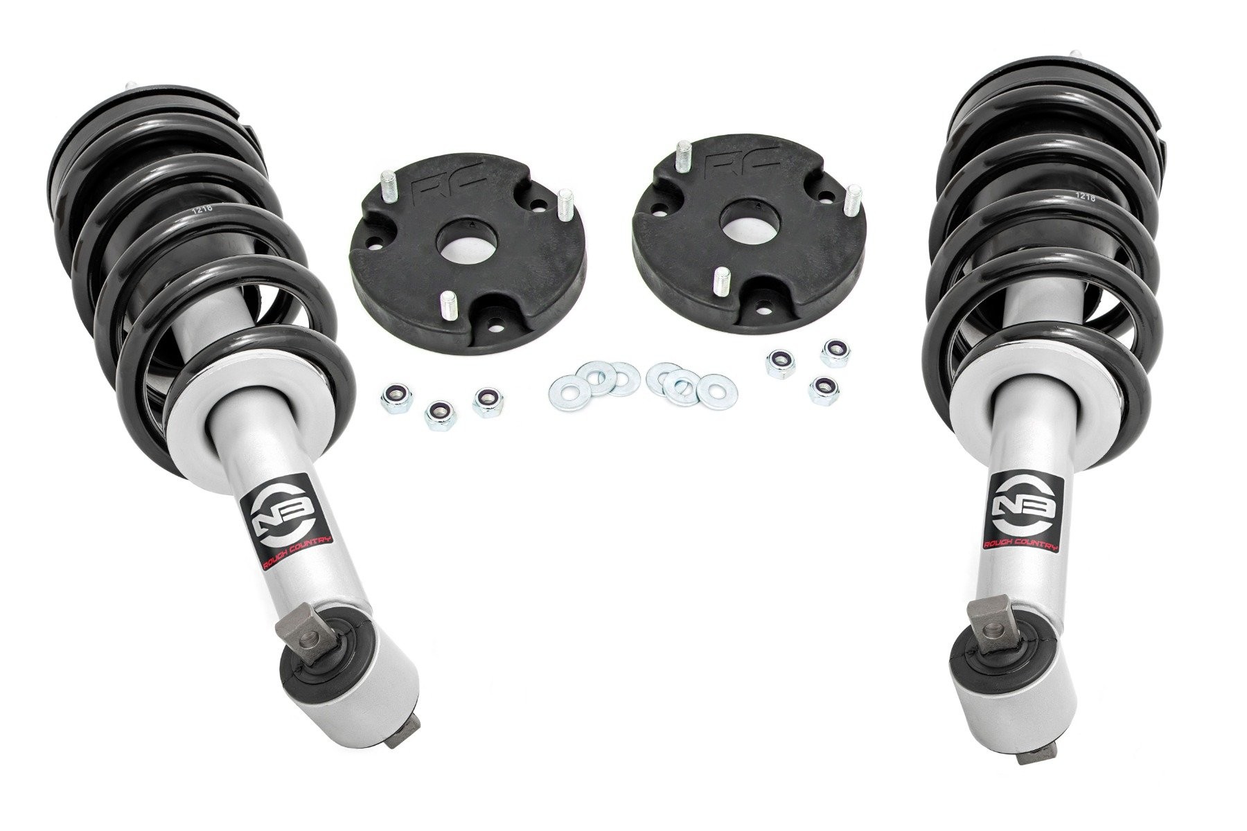 Rough Country 2 Inch Lift Kit | N3 Struts | Chevy/GMC Tahoe/Yukon XL 1500 4WD (2021-2025)