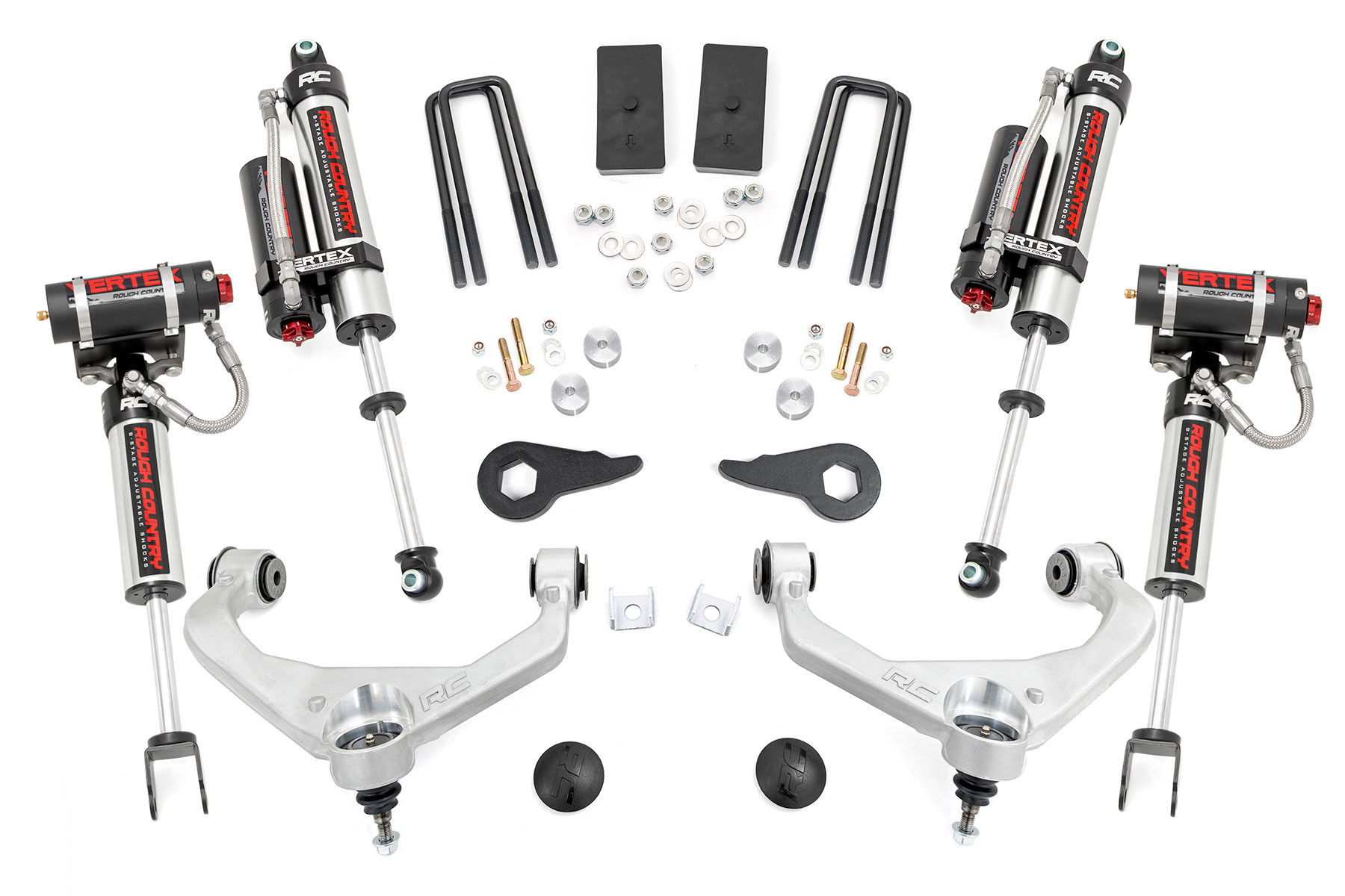 Rough Country 3.5 Inch Lift Kit | Vertex | w/ Overloads | Chevy/GMC 2500HD/3500HD (11-19)