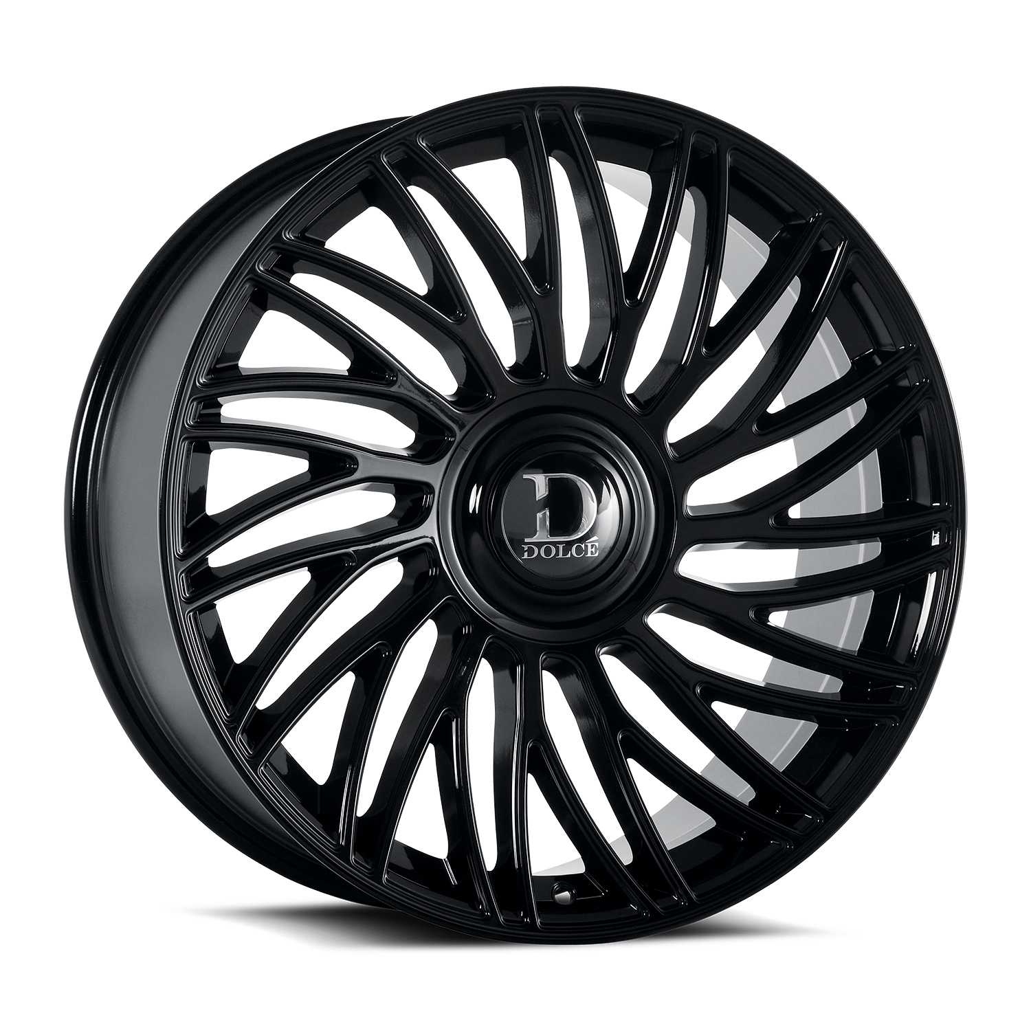 Dolce Luxury Wheels Sesto Glossy Black 22x9.5 35mm Offset 6x135,6x139.7 (6x5.5)