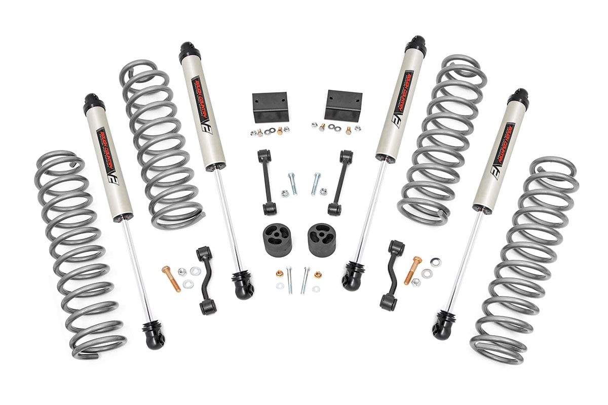 Rough Country 2.5 Inch Lift Kit | Coils | V2 | Jeep Wrangler Unlimited 4WD (2024-2025)