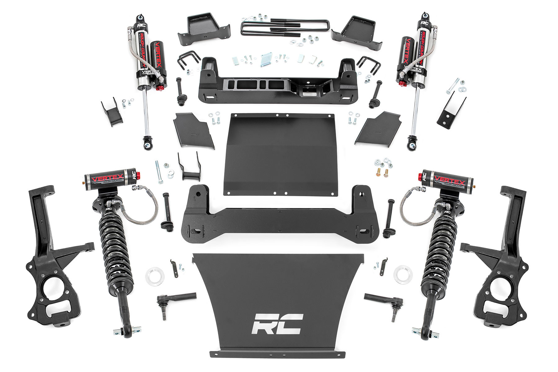 Rough Country 4 Inch Lift Kit | AT4/Trailboss | Vertex | Chevy/GMC Sierra 1500 (19-24)/Silverado 1500 (19-24)