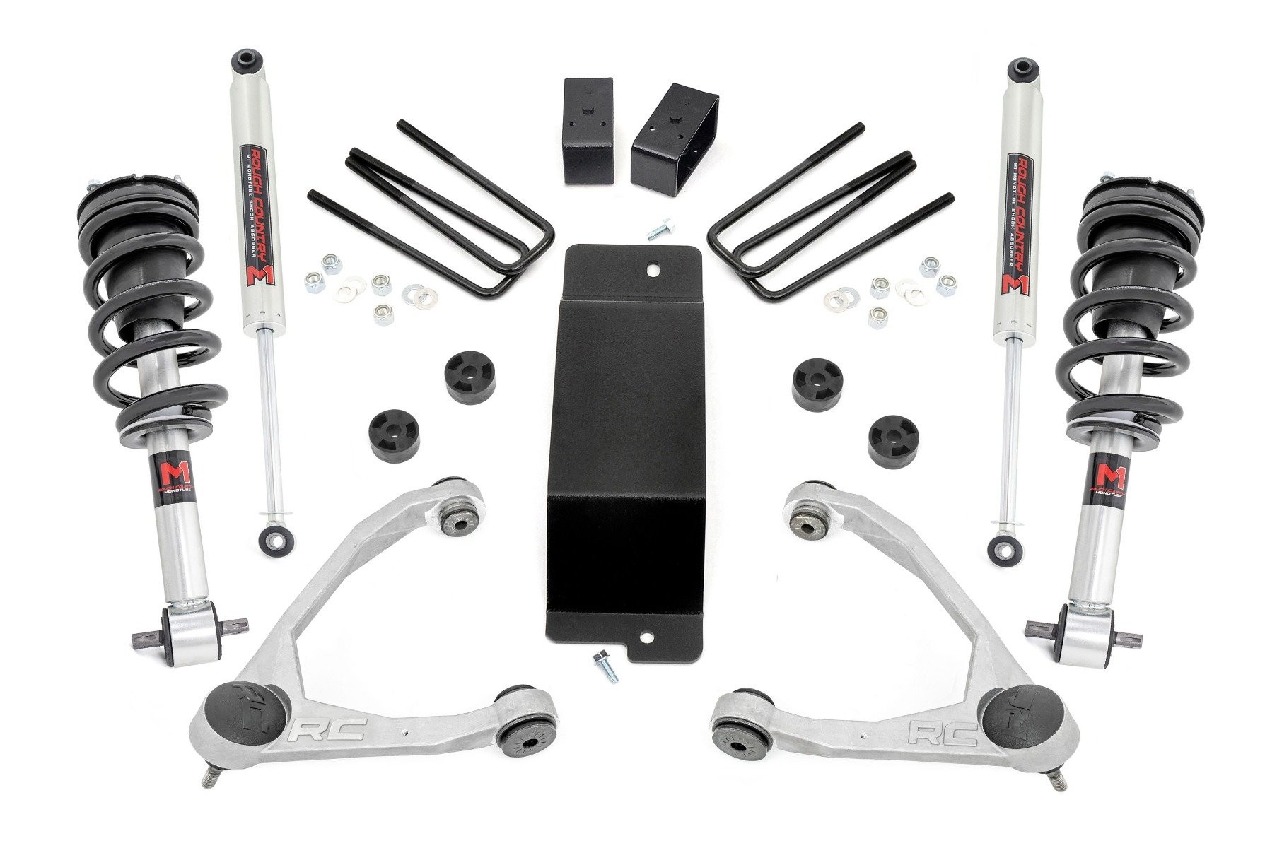 Rough Country 3.5 Inch Lift Kit | UCA | M1 Struts | Chevy/GMC 1500 (07-13)