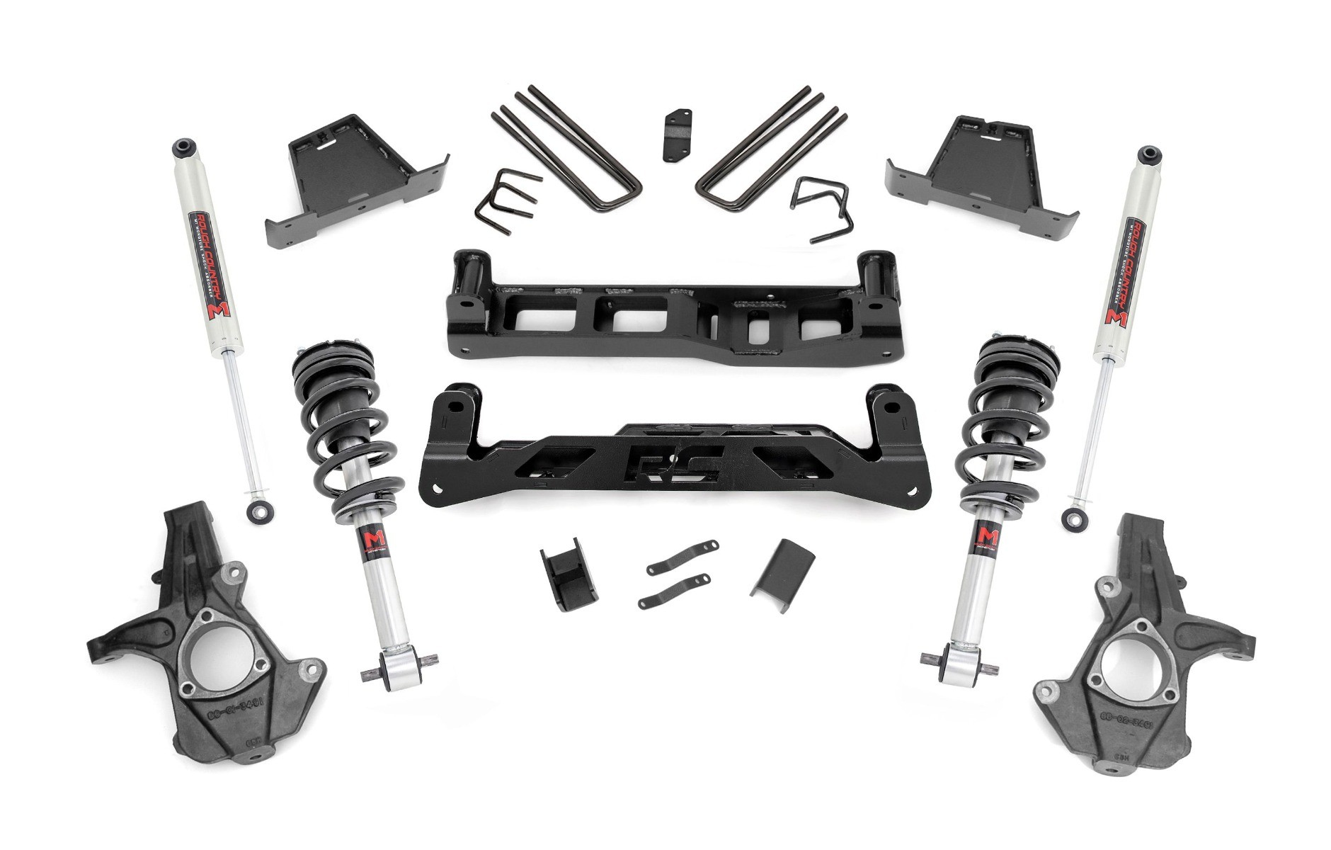 Rough Country 7.5 Inch Lift Kit | M1 Struts/M1 | Chevy/GMC 1500 (07-13)