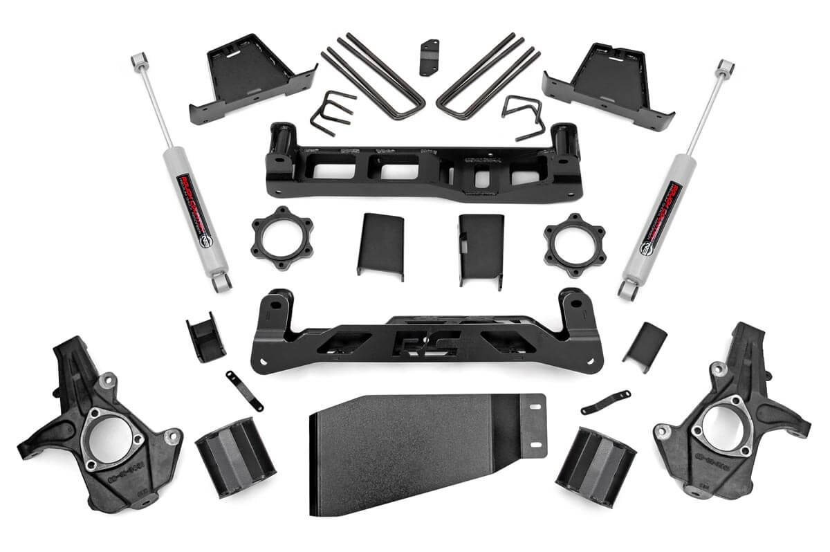 Rough Country 6 Inch Lift Kit | Chevy Silverado & GMC Sierra 1500 4WD (2007-2013)