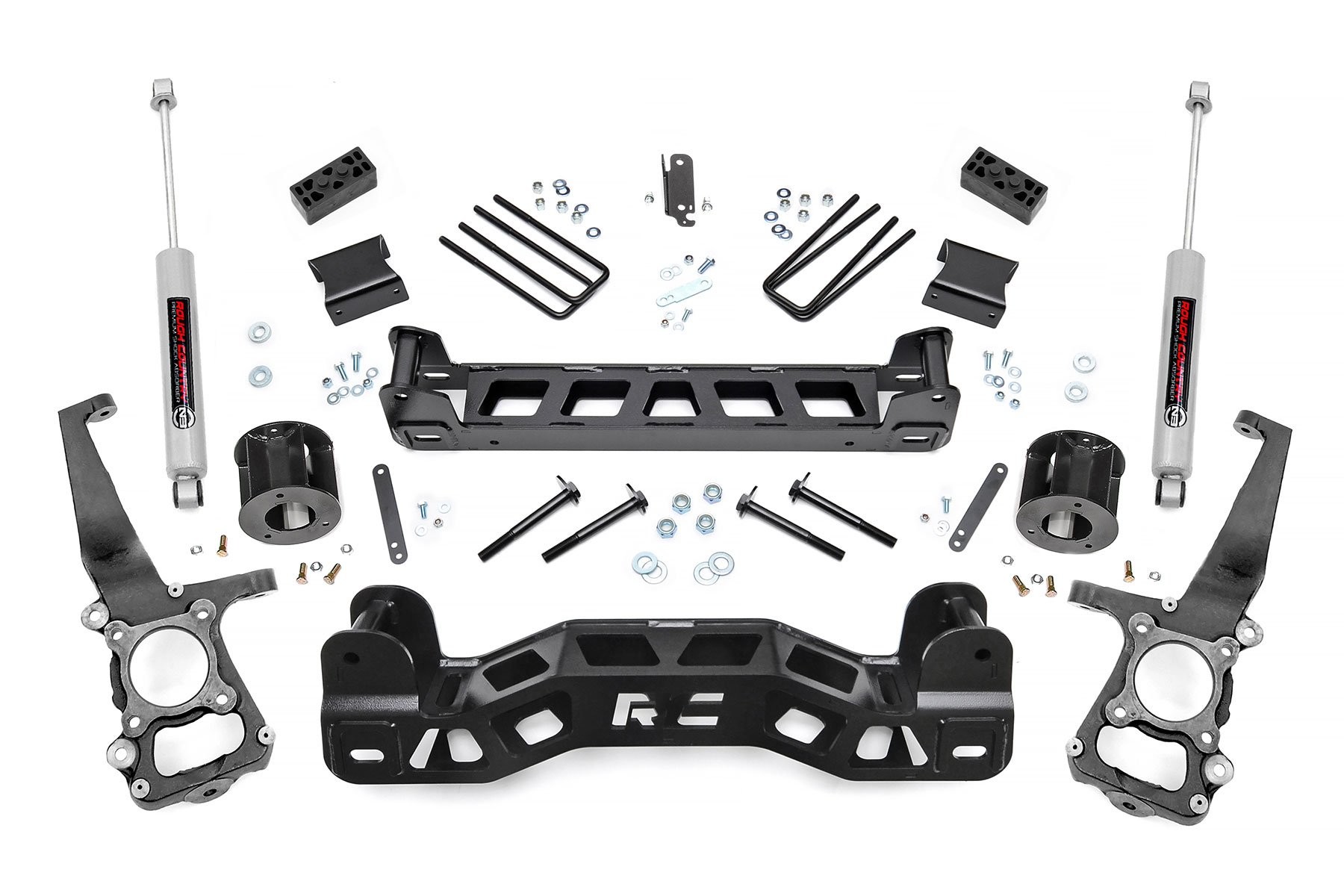 Rough Country 4 Inch Lift Kit | Ford F-150 2WD (2011-2014)