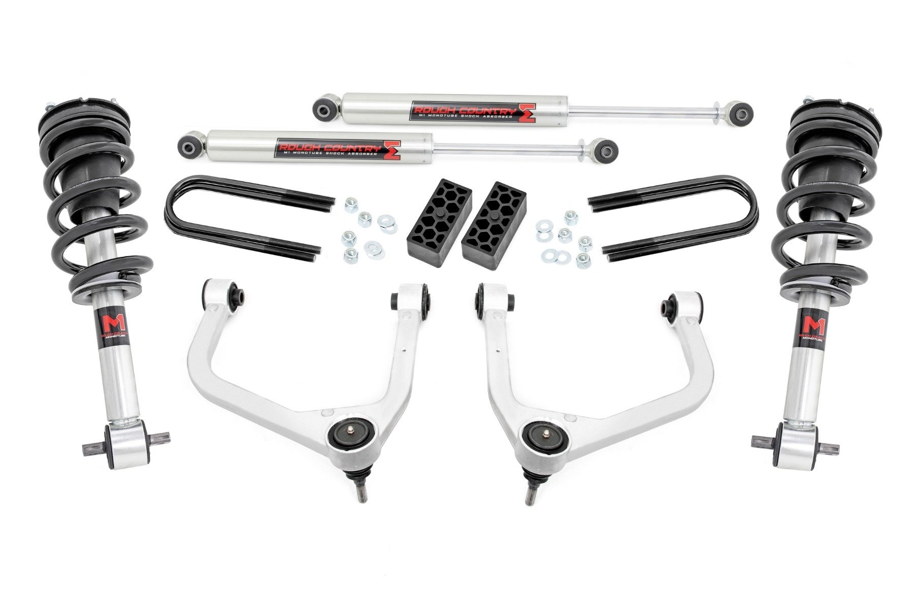 Rough Country 3.5 Inch Lift Kit | M1 Struts/M1 | Chevy Silverado 1500 2WD/4WD (2025)