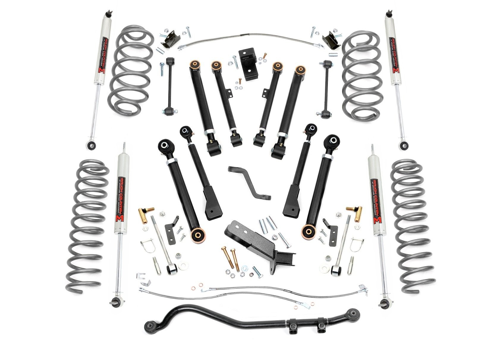 Rough Country 4 Inch Lift Kit | X-Series | M1 | Jeep Wrangler TJ (97-06)/Wrangler Unlimited (04-06)