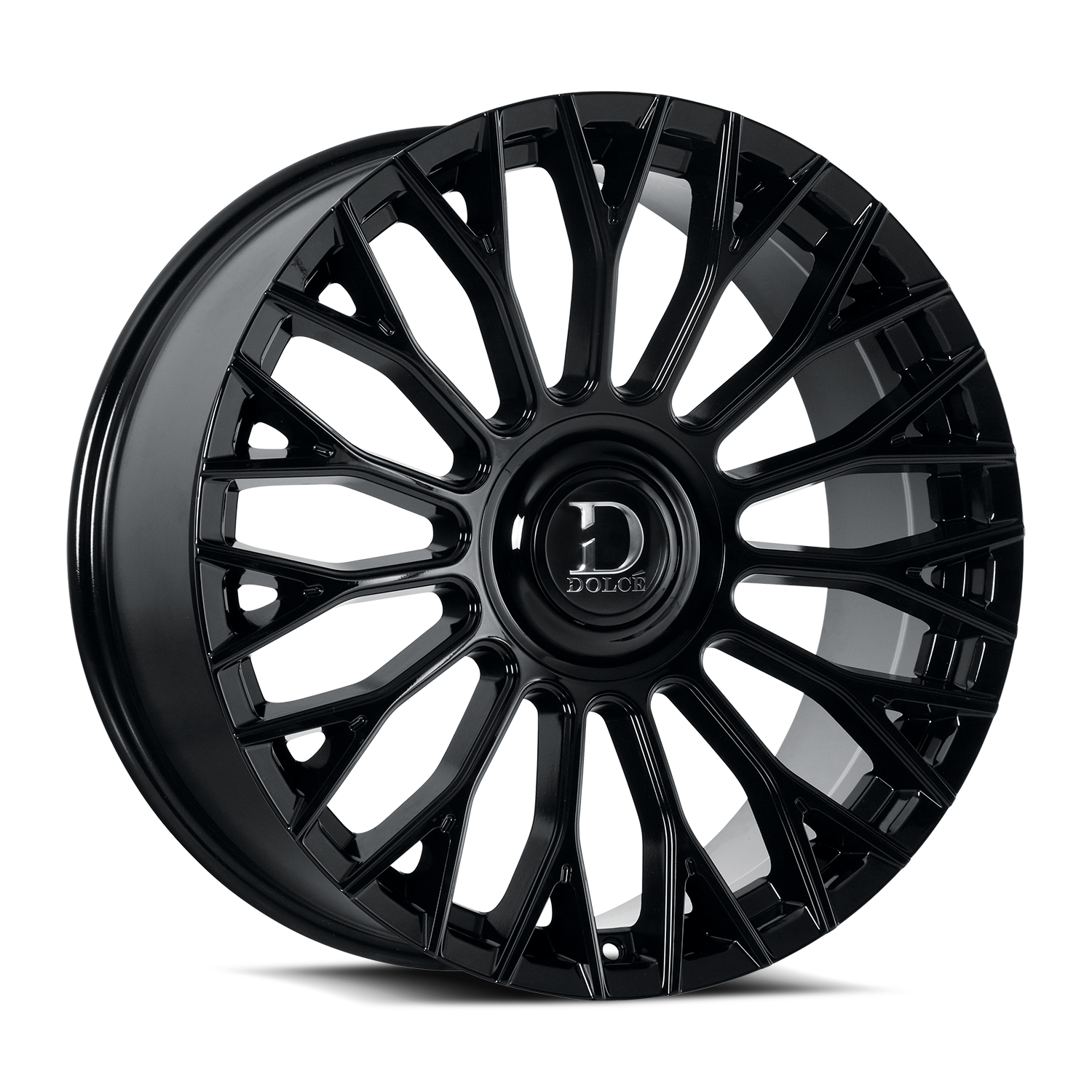 Dolce Luxury Wheels Roma Glossy Black 24x10 25mm Offset 6x135,6x139.7 (6x5.5)