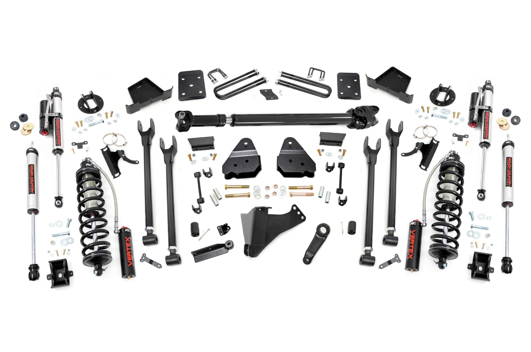 Rough Country 6 Inch Lift Kit | Diesel | 4 Link | D/S |  C/O Vertex | Ford F-250/F-350 Super Duty (17-22)