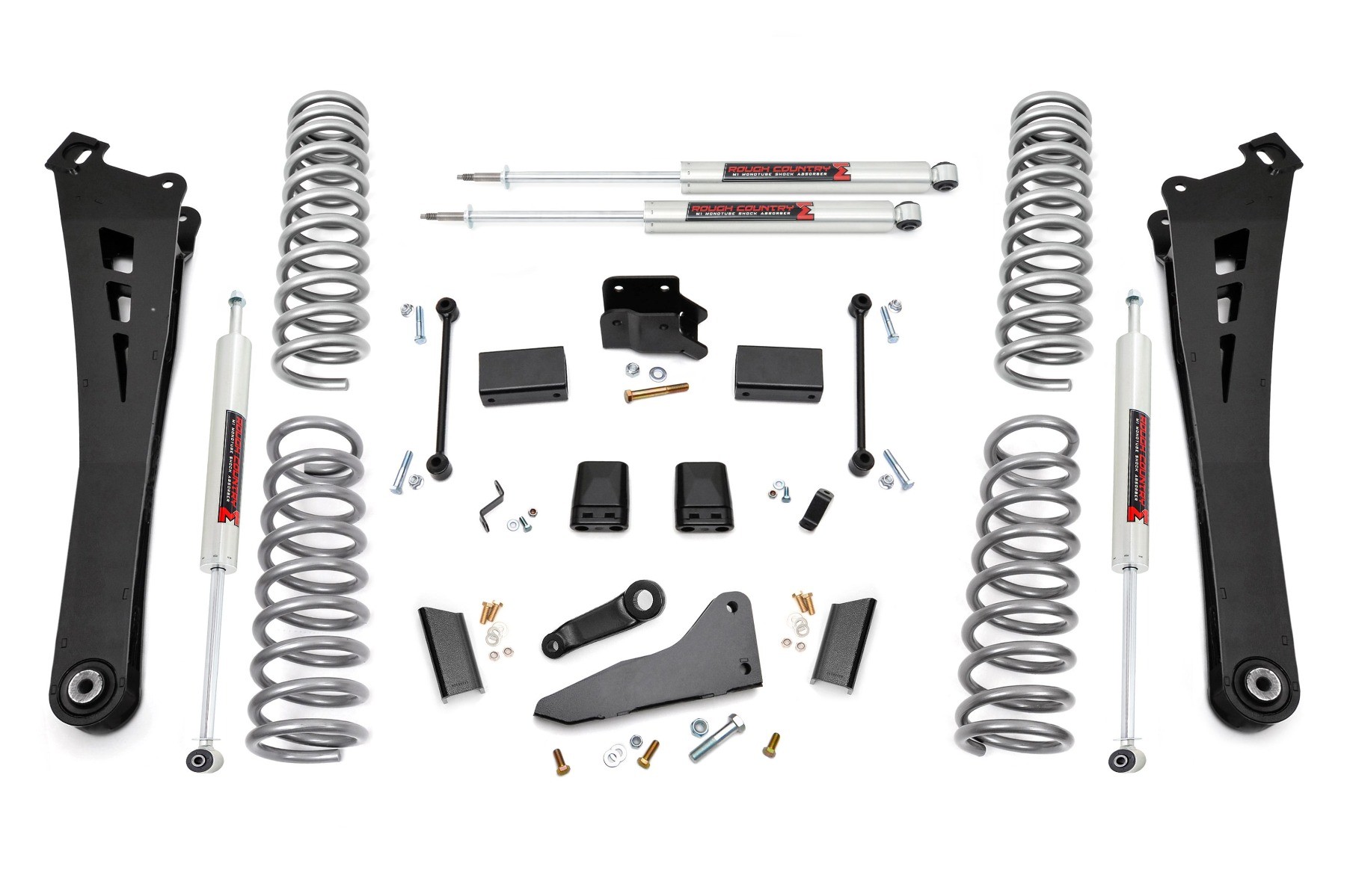Rough Country 5 Inch Lift Kit | Diesel | Dual Rate Coils | M1 | Ram 2500 4WD (2014-2018)