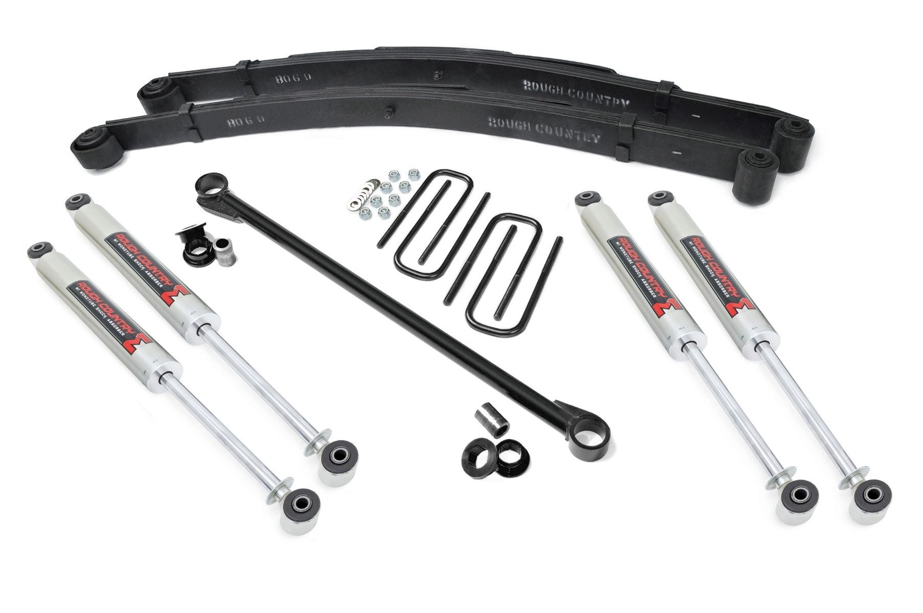 Rough Country 2.5 Inch Leveling Kit | Leaf Spring | M1 | Ford F-250/F-350 Super Duty (99-04)