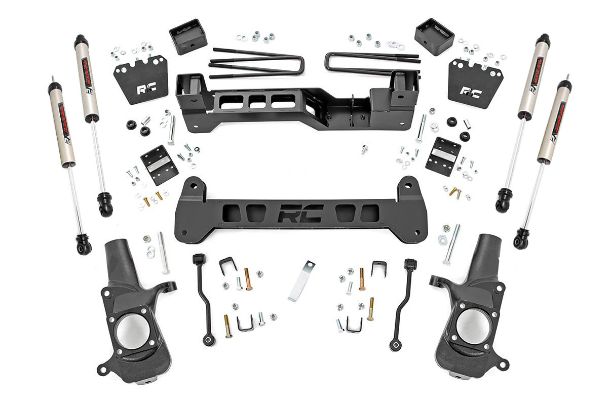 Rough Country 6 Inch Lift Kit | V2 | Chevy Silverado & GMC Sierra 2500HD 2WD (2001-2010)