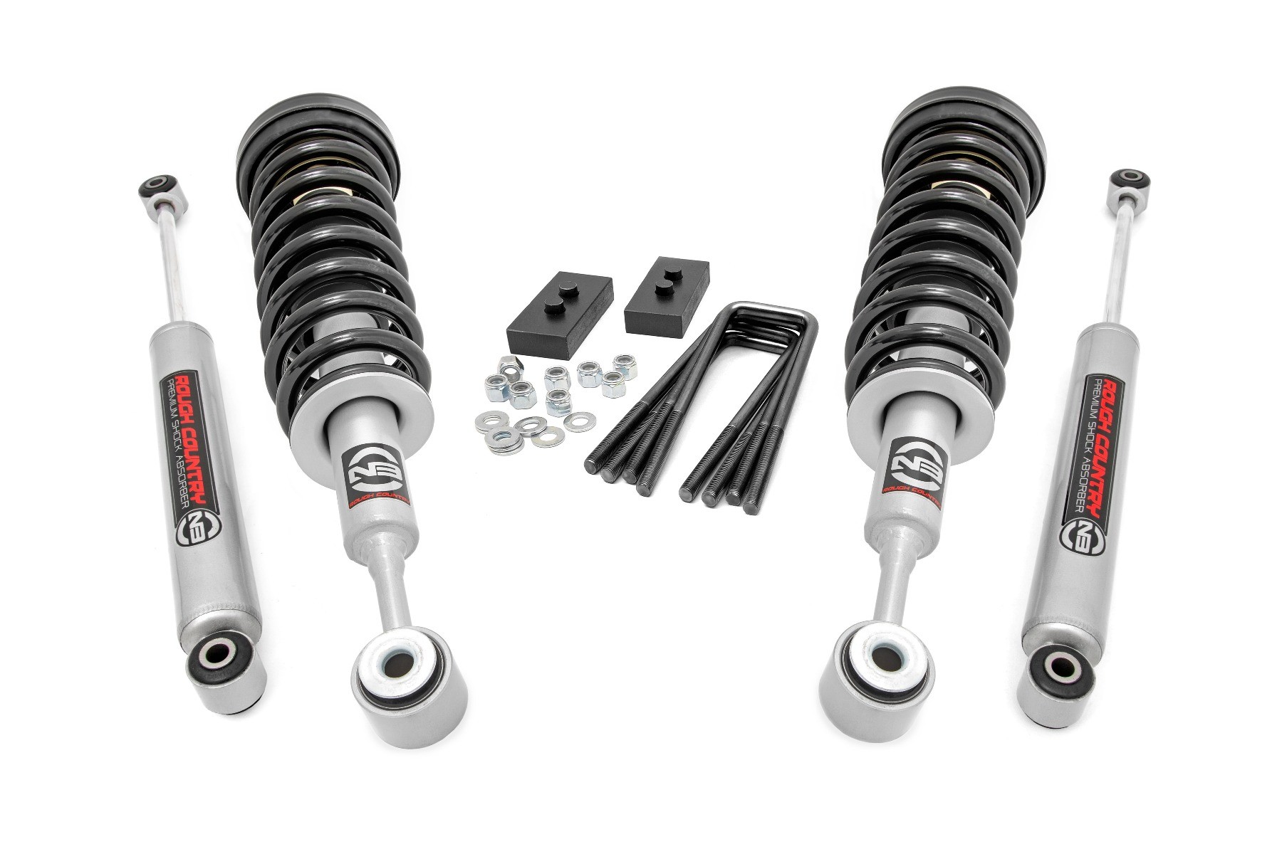 Rough Country 2.5 Inch Lift Kit N3 Struts/N3 Ford F-150 2WD (2004-2008)