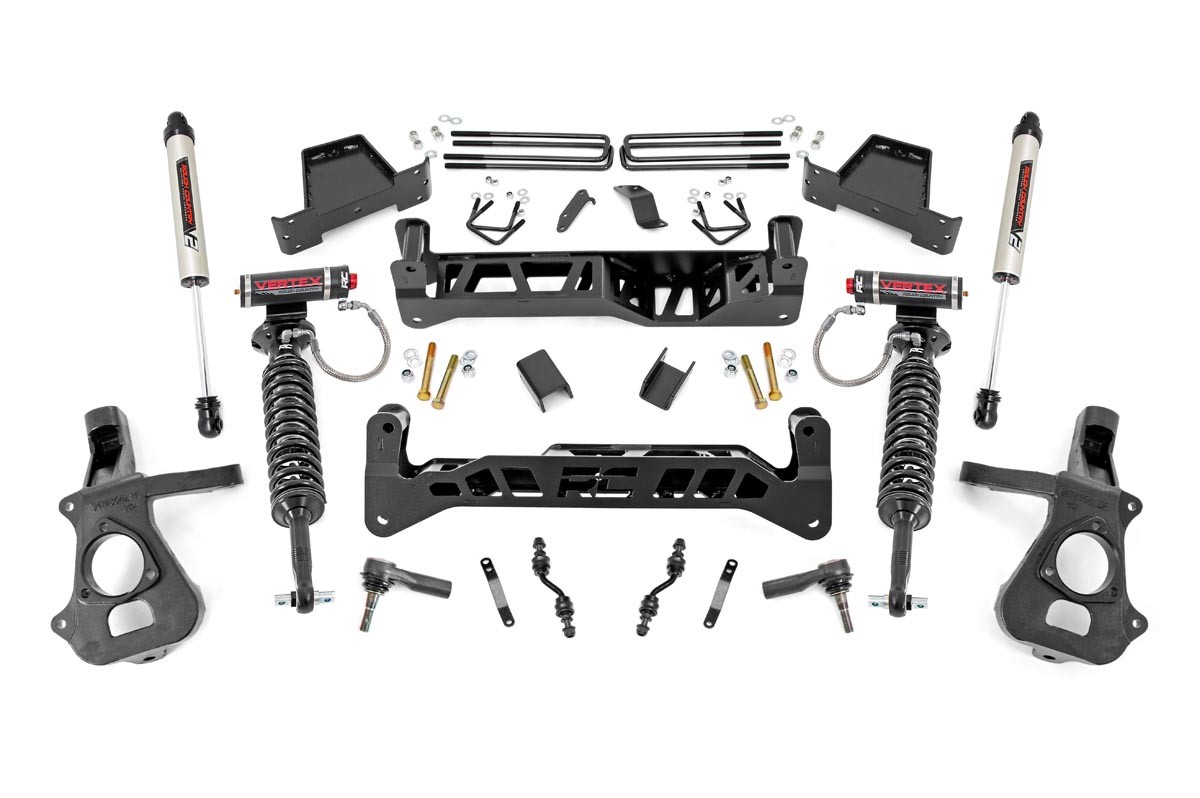 Rough Country 7 Inch Lift Kit | Alu/Stamp Steel | Vertex/V2 | Chevy/GMC 1500 (14-18 & Classic)