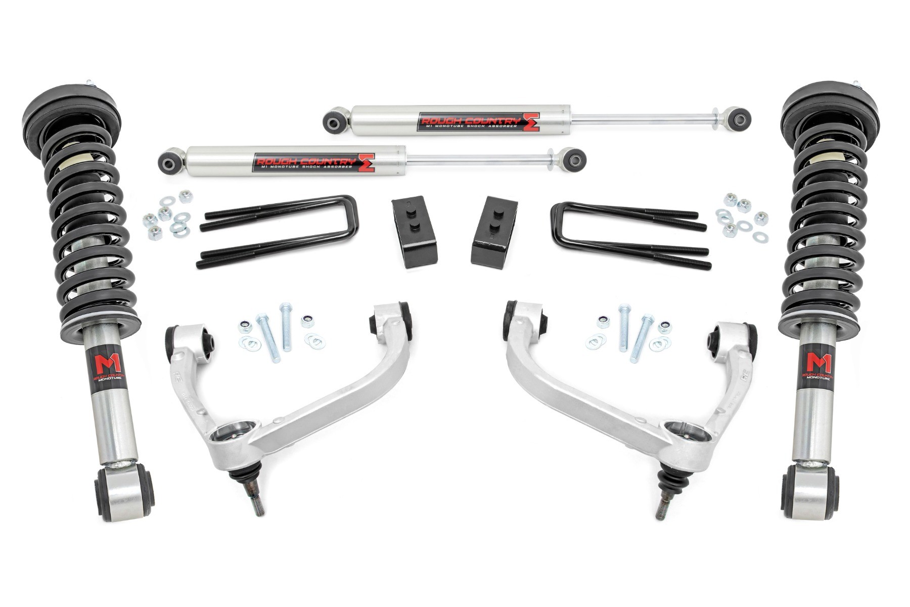 Rough Country 3 Inch Lift Kit | M1 Struts | Ford F-150 4WD (2009-2013)