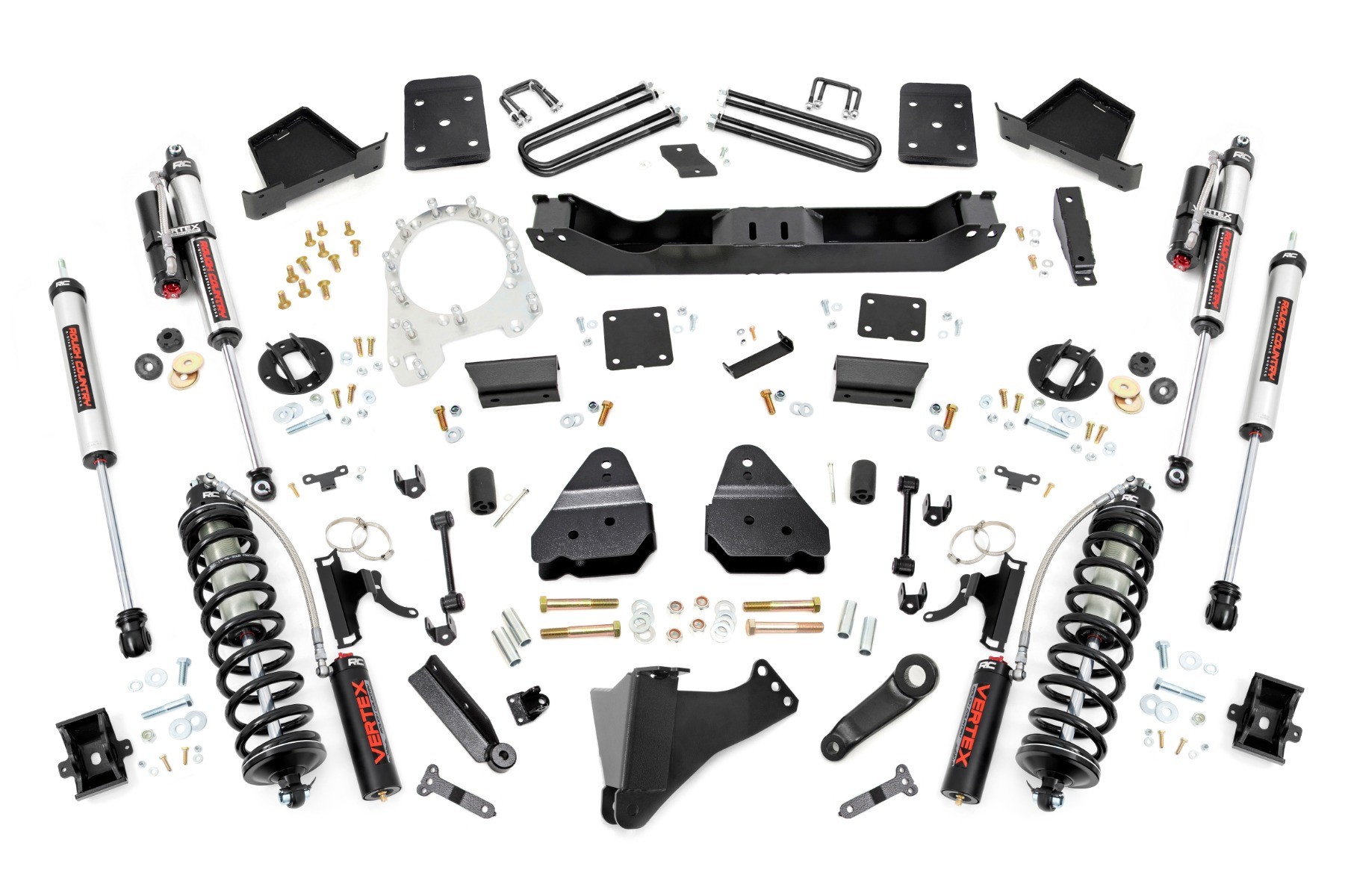 Rough Country 6 Inch Lift Kit | Diesel | No OVLD | C/O Vertex | Ford F-250/F-350 Super Duty (17-22)