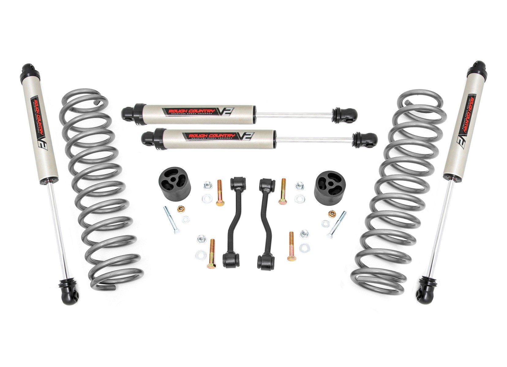 Rough Country 2.5 Inch Leveling Kits | Springs | V2 | Jeep Gladiator JT 4WD (2020-2023)