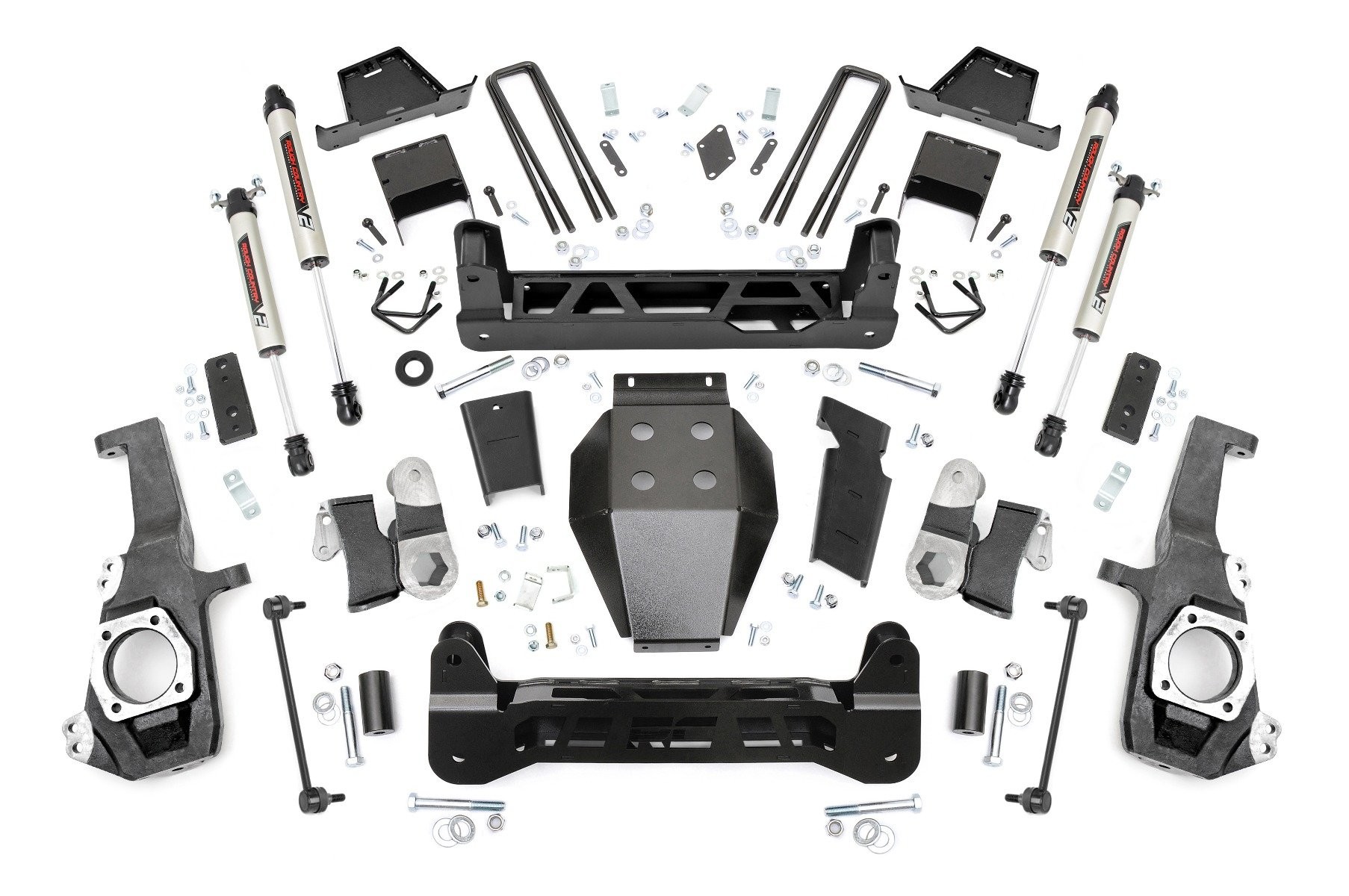 Rough Country 7 Inch Lift Kit | NTD | V2 | Chevy/GMC 2500HD/3500HD (20-25)