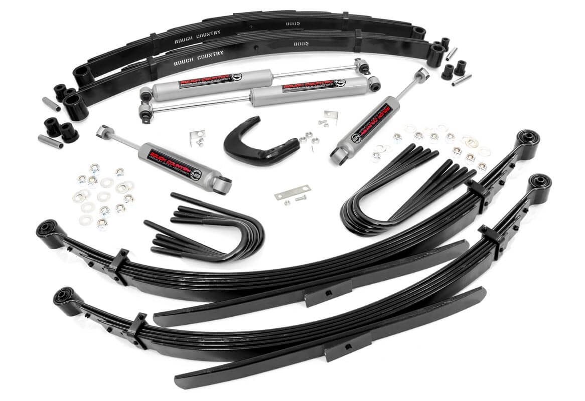 Rough Country 4 Inch Lift Kit | Rear Springs | Chevy/GMC C10/K10 Truck & SUV/K5 Blazer (77-91)